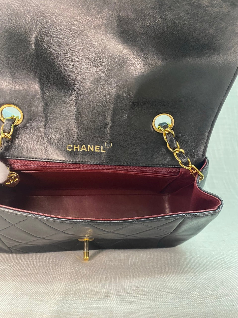 Chanel Vintage Lambskin Quilted Diana