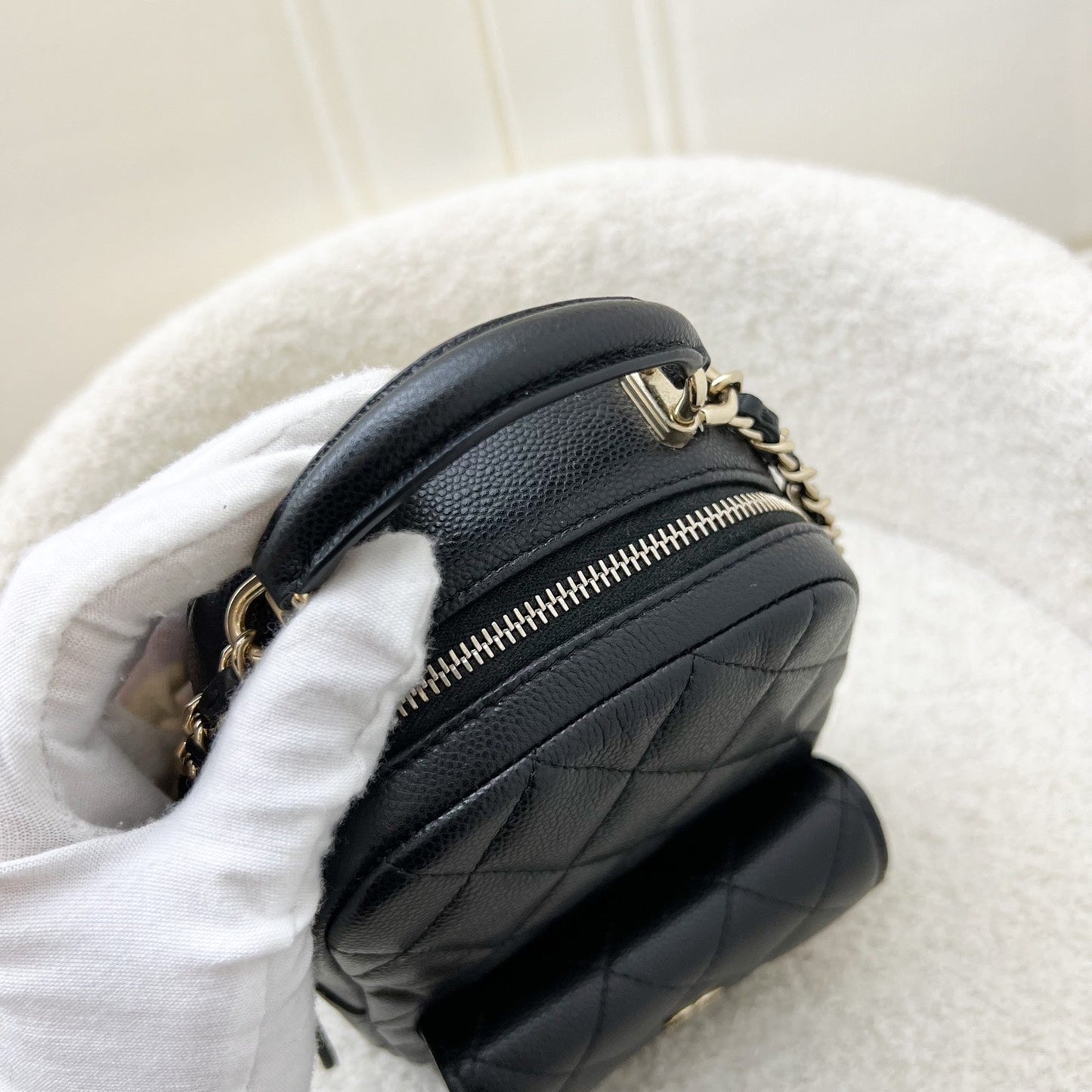 Chanel 24C Mini Backpack in Caviar and LGHW (Model: AP3753)