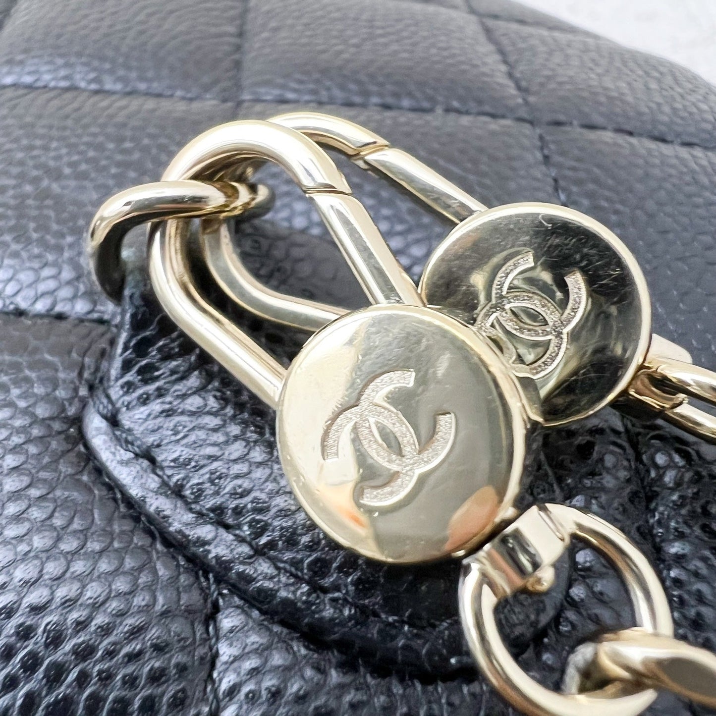 Chanel 24C Mini Backpack in Caviar and LGHW (Model: AP3753)