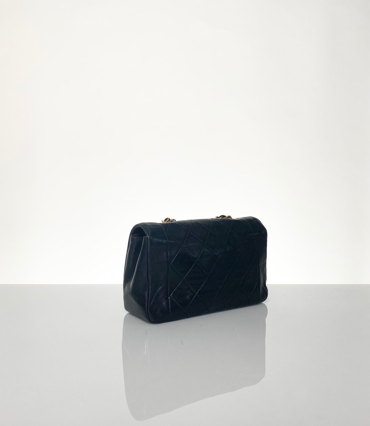 Chanel Vintage Lambskin Quilted Diana