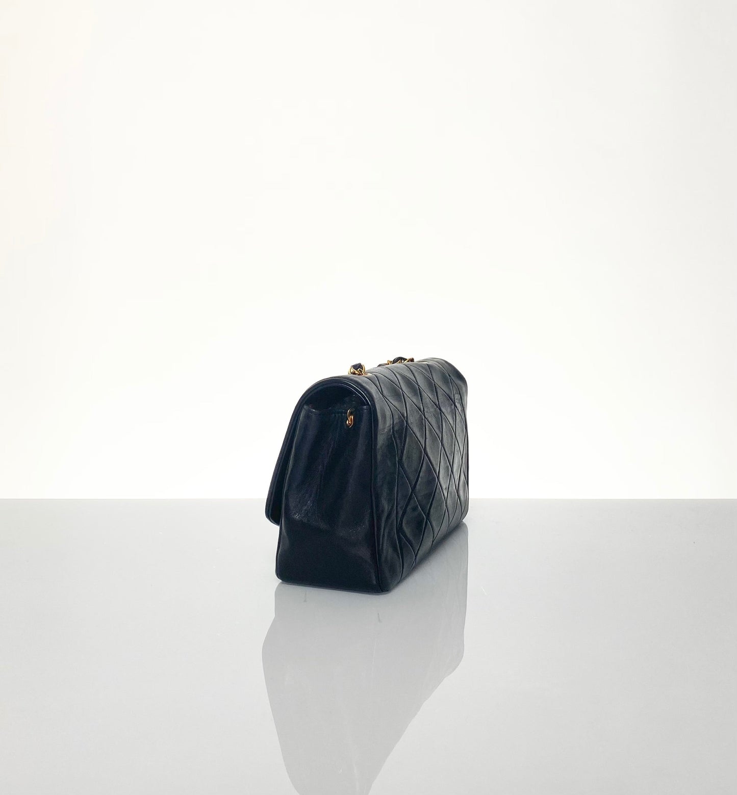 Chanel Vintage Lambskin Quilted Diana