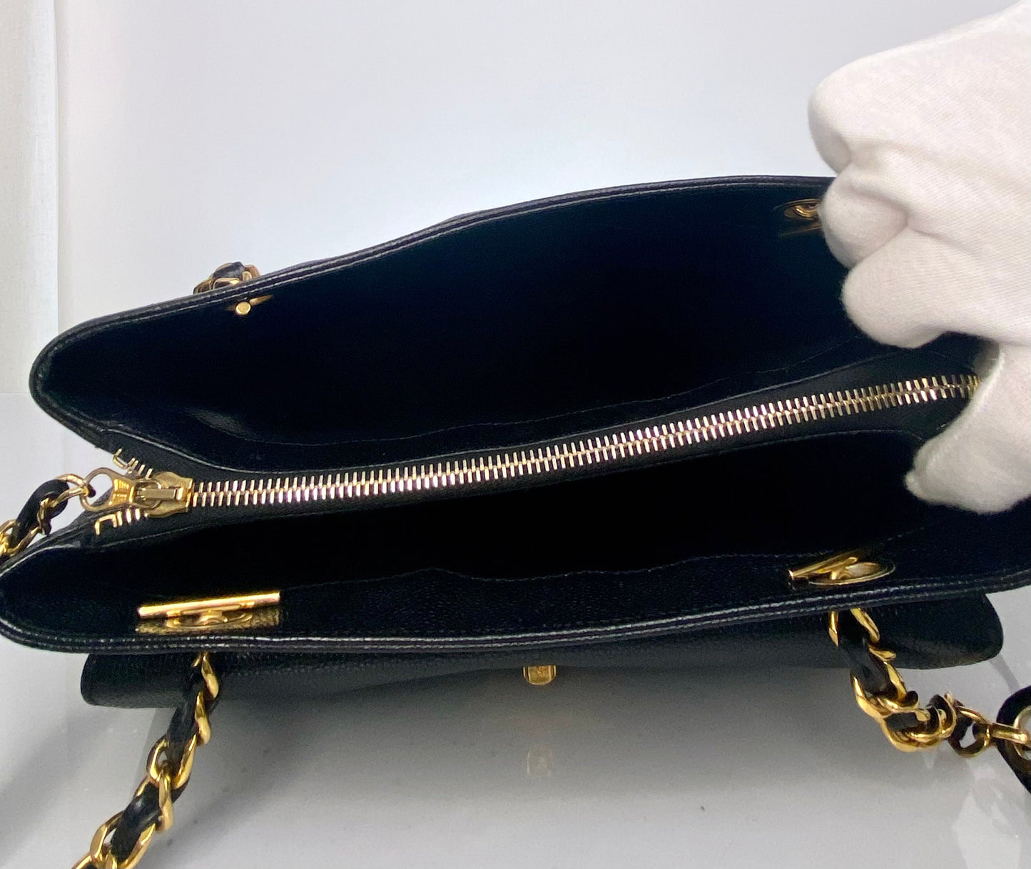 Vintage Chanel Chain Tote