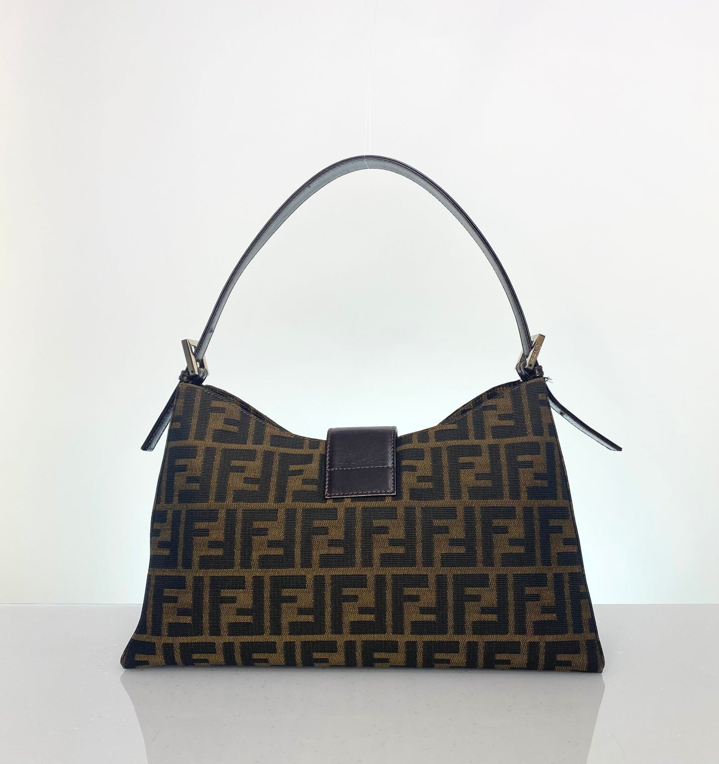 Vintage Fendi Zucca Shoulder Bag