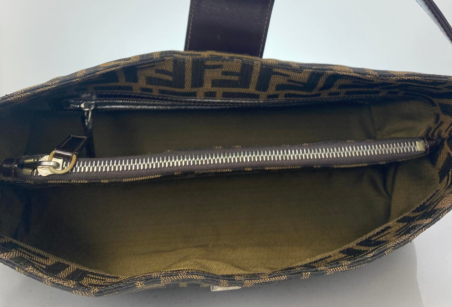 Vintage Fendi Zucca Shoulder Bag