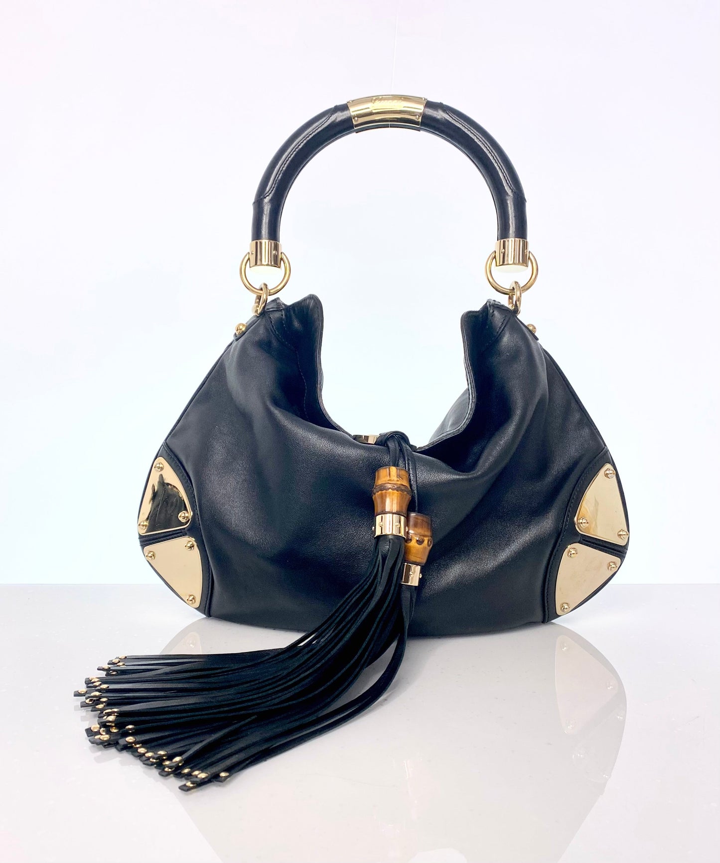 Preloved Gucci Leather Indy Hobo Bag