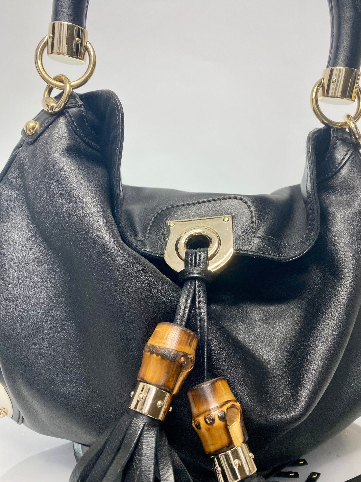 Preloved Gucci Leather Indy Hobo Bag