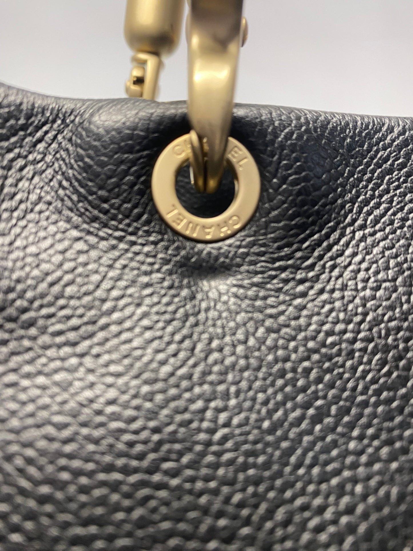 Vintage Chanel East West Double Top Handle Bag