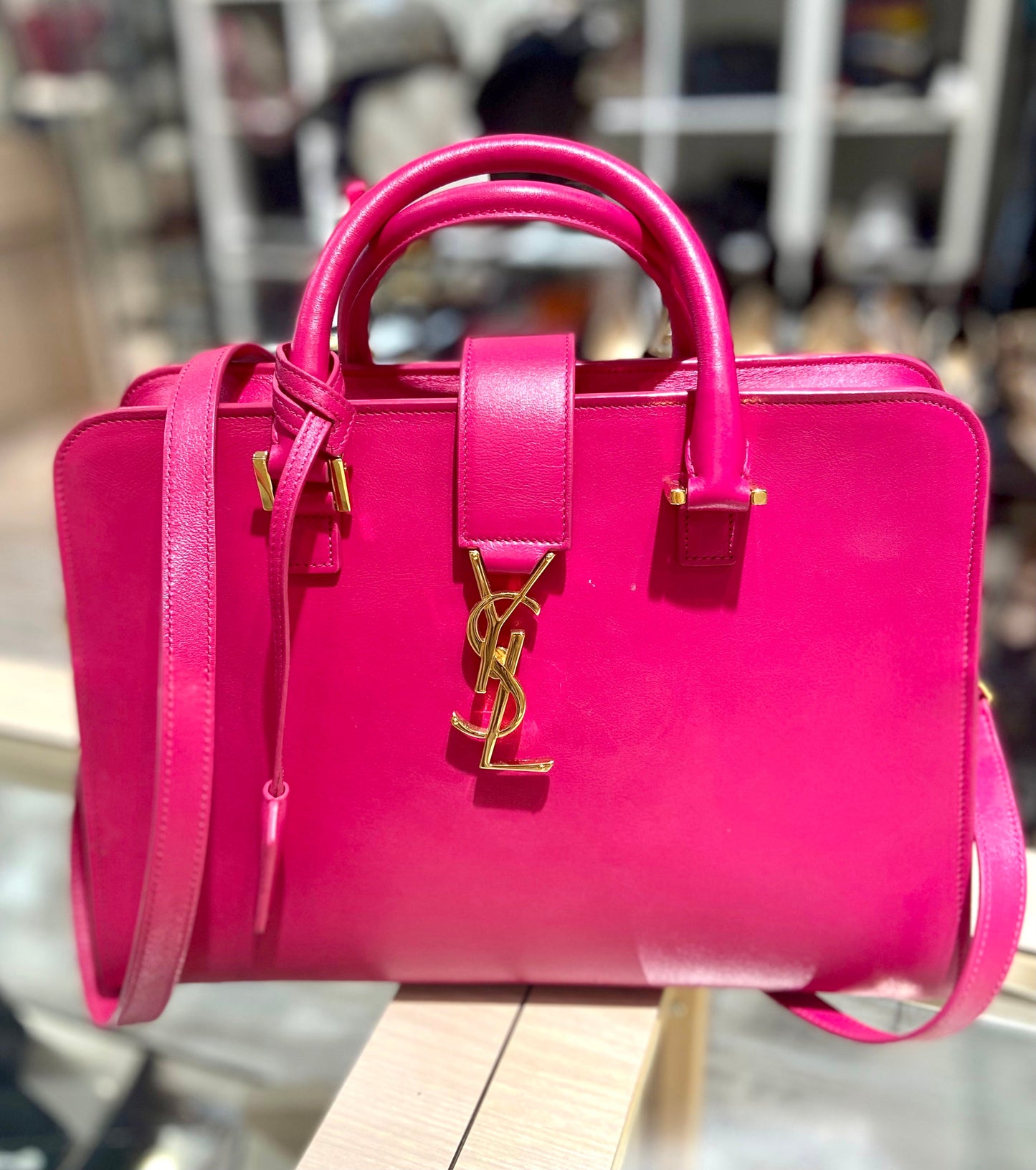 SAINT LAURENT CABAS MEDIUM MONOGRAM BAG