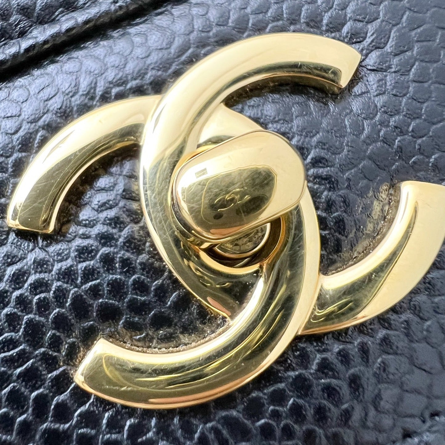 Chanel Jumbo Classic Flap DF in Black Caviar and GHW