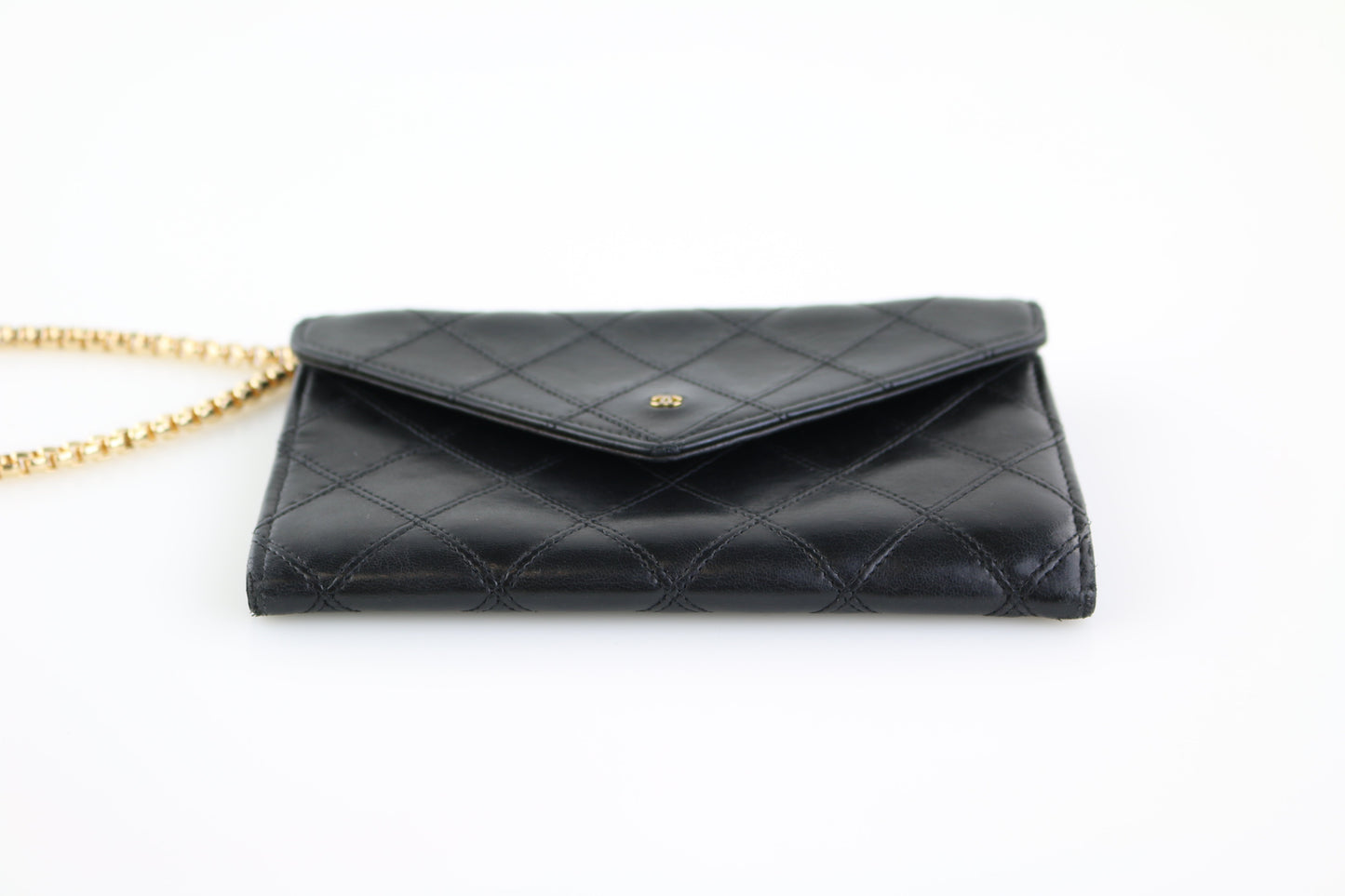 Vintage Black Lambskin WOC