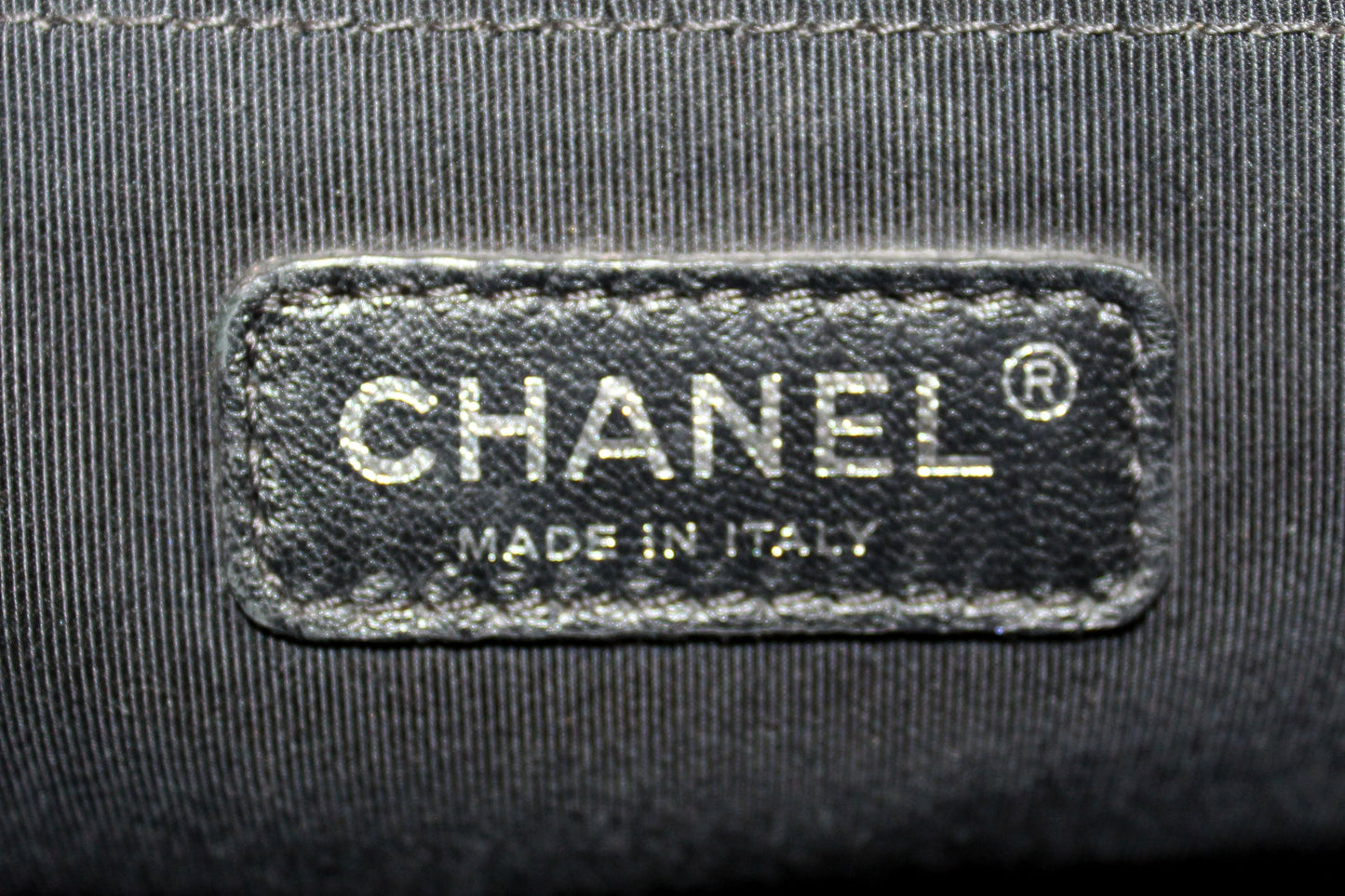 Chanel Black Quilted Calfskin Old Medium Boy Shoulder Bag