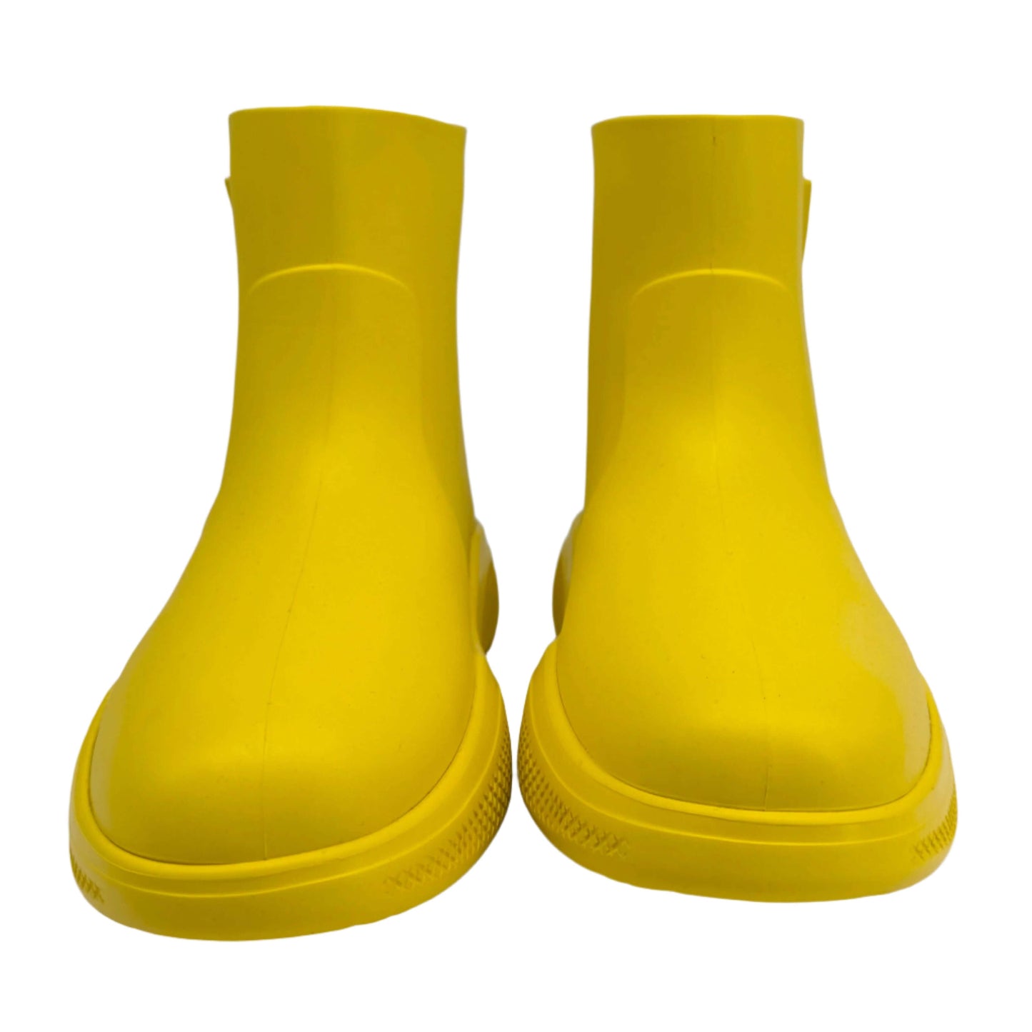 Prada Yellow Rubber Rain Boots – Size 35 – Pre-Owned