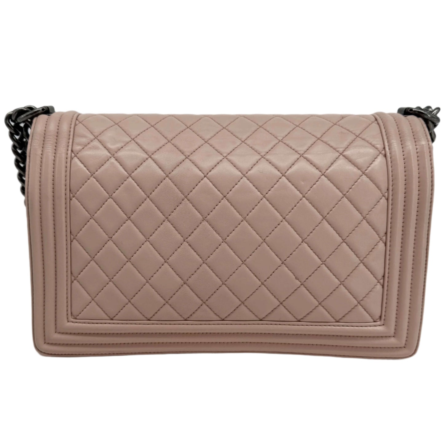 Chanel Lambskin Quilted Medium Boy Flap in Light Pink – Pre-Owned