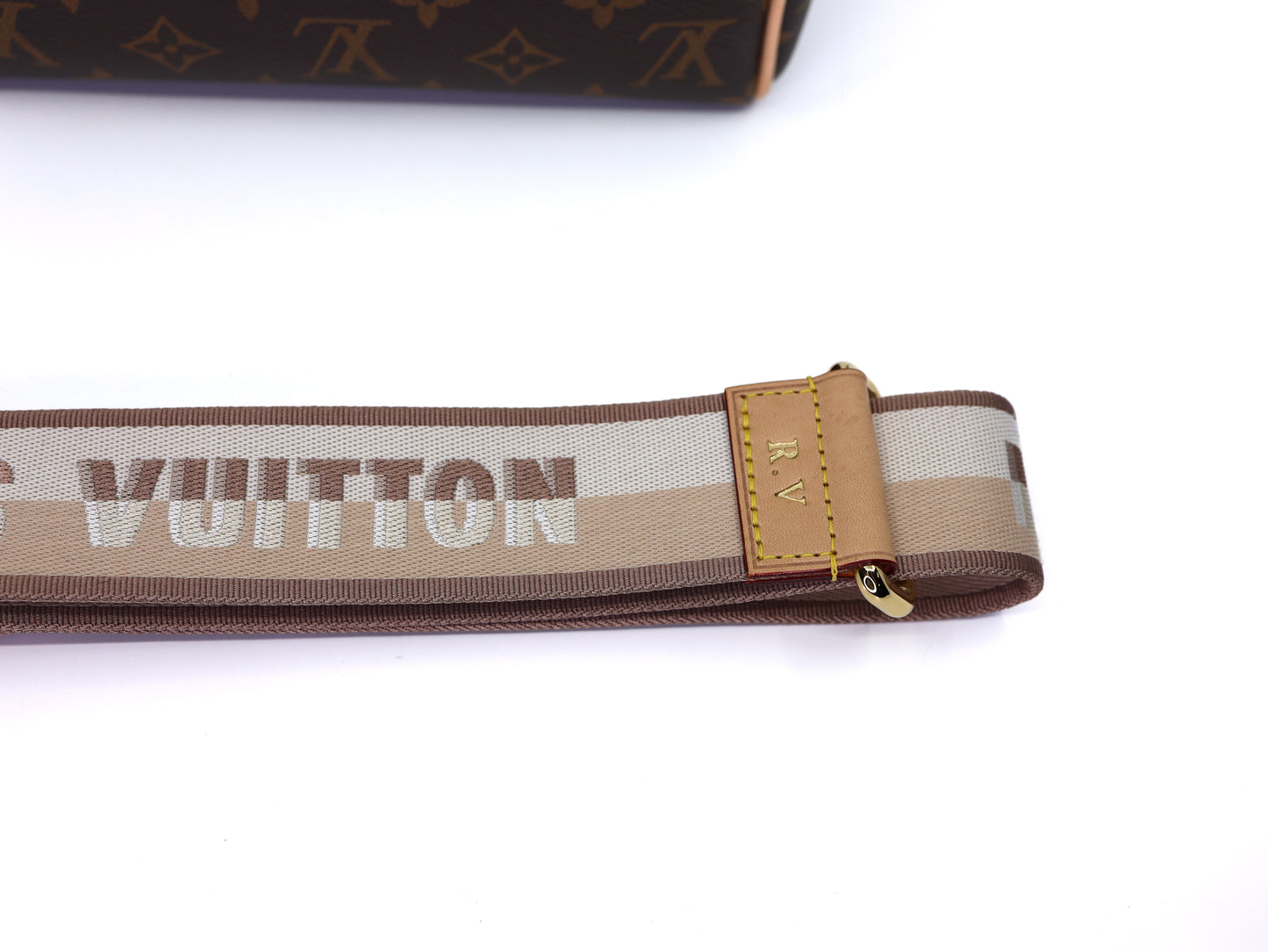 Louis Vuitton Monogram Speedy Bandouliere 20 Beige
