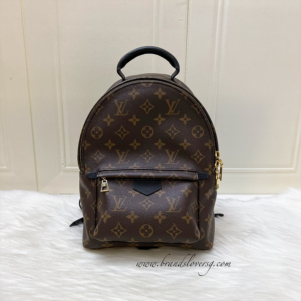 LV Palm Springs PM Backpack in Monogram Canvas and GHW