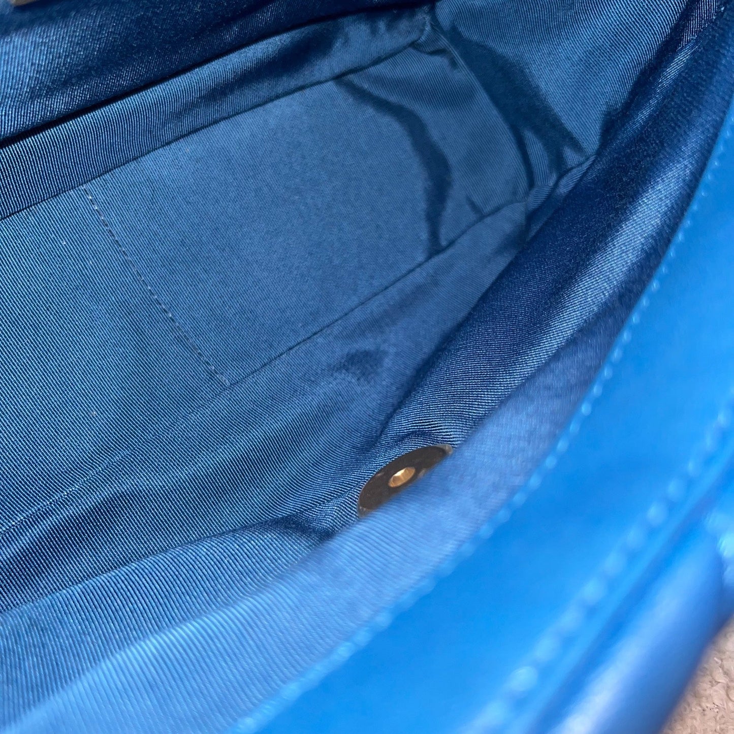 Chanel 19 Small Flap in 21C Blue Lambskin and 3-Tone Hardware