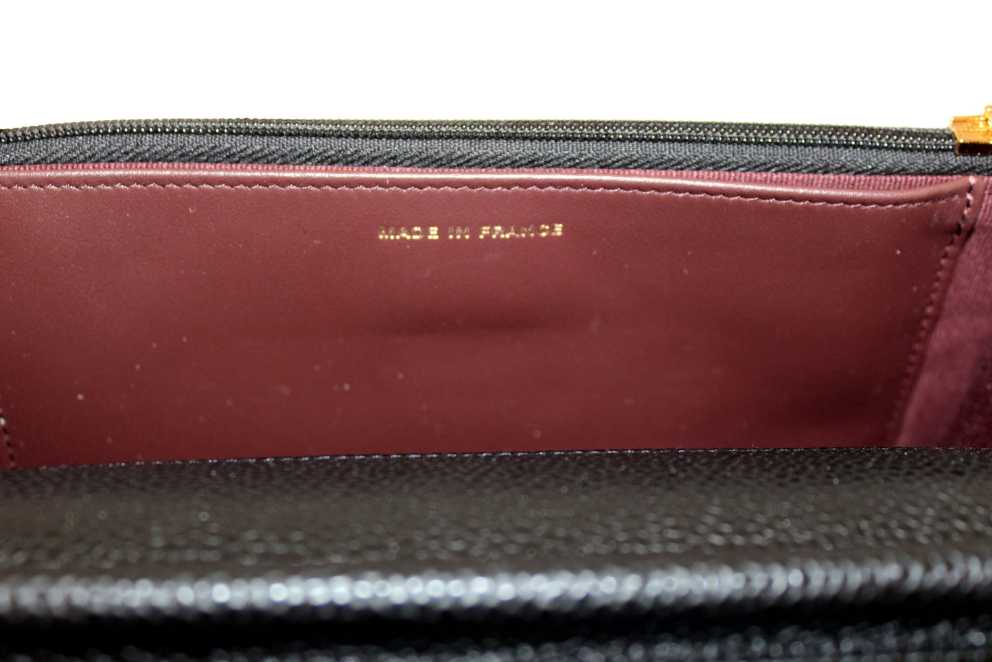NEW Chanel Black Quilted Caviar Leather Wallet On Chain WOC Messenger Bag