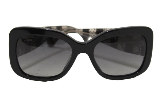 Chanel Black Lace Effect Sunglasses | Havik Shop.com - Shop Now at Havik Shop.com