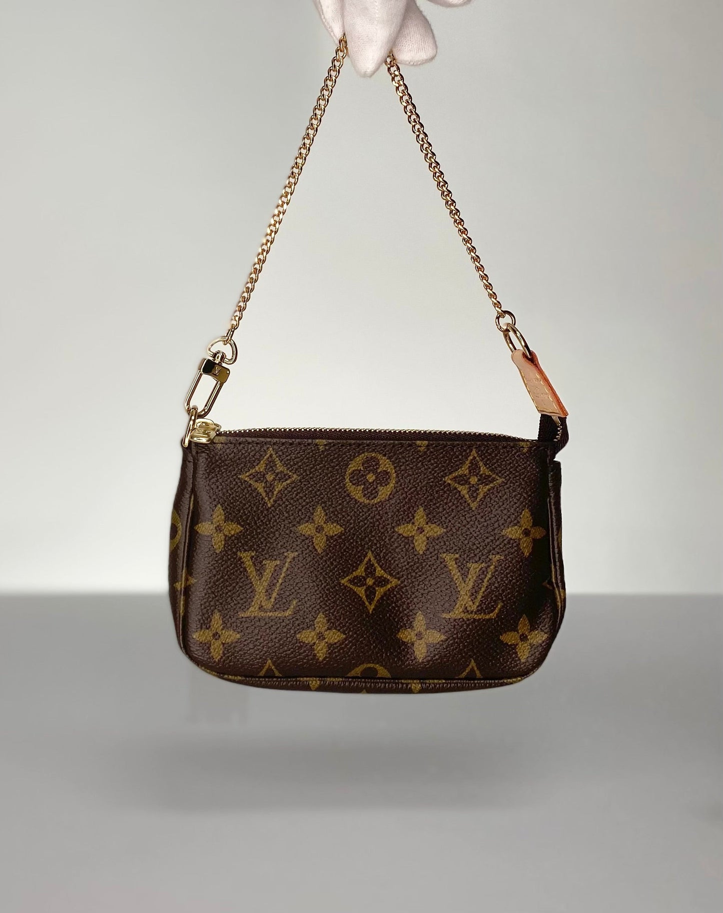 Preloved Louis Vuitton Monogram Mini Pouchette