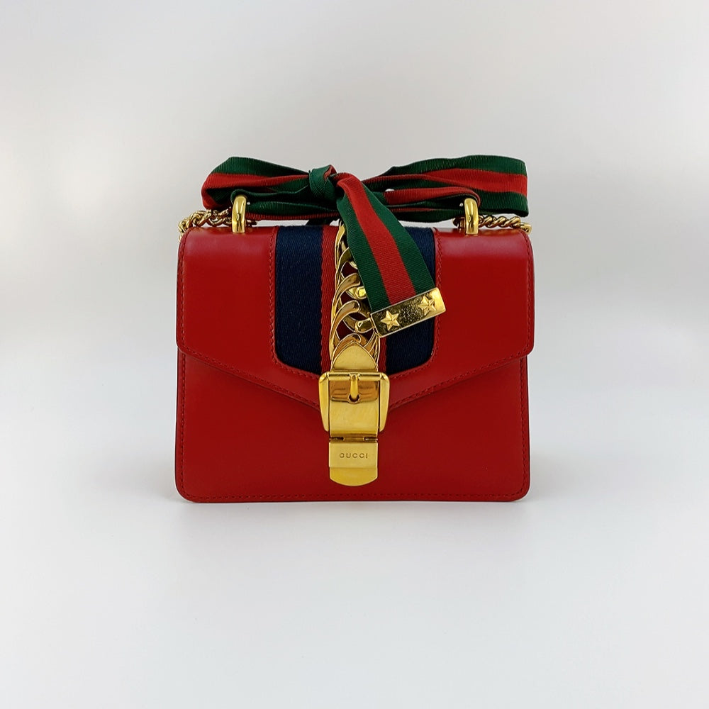 Gucci SyLouis Vuittonie Mini in Red