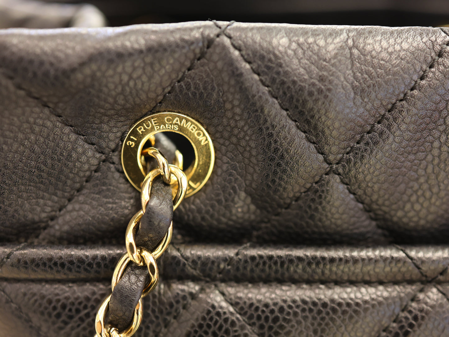 Chanel Caviar Quilted CC Timeless Soft Tote Black