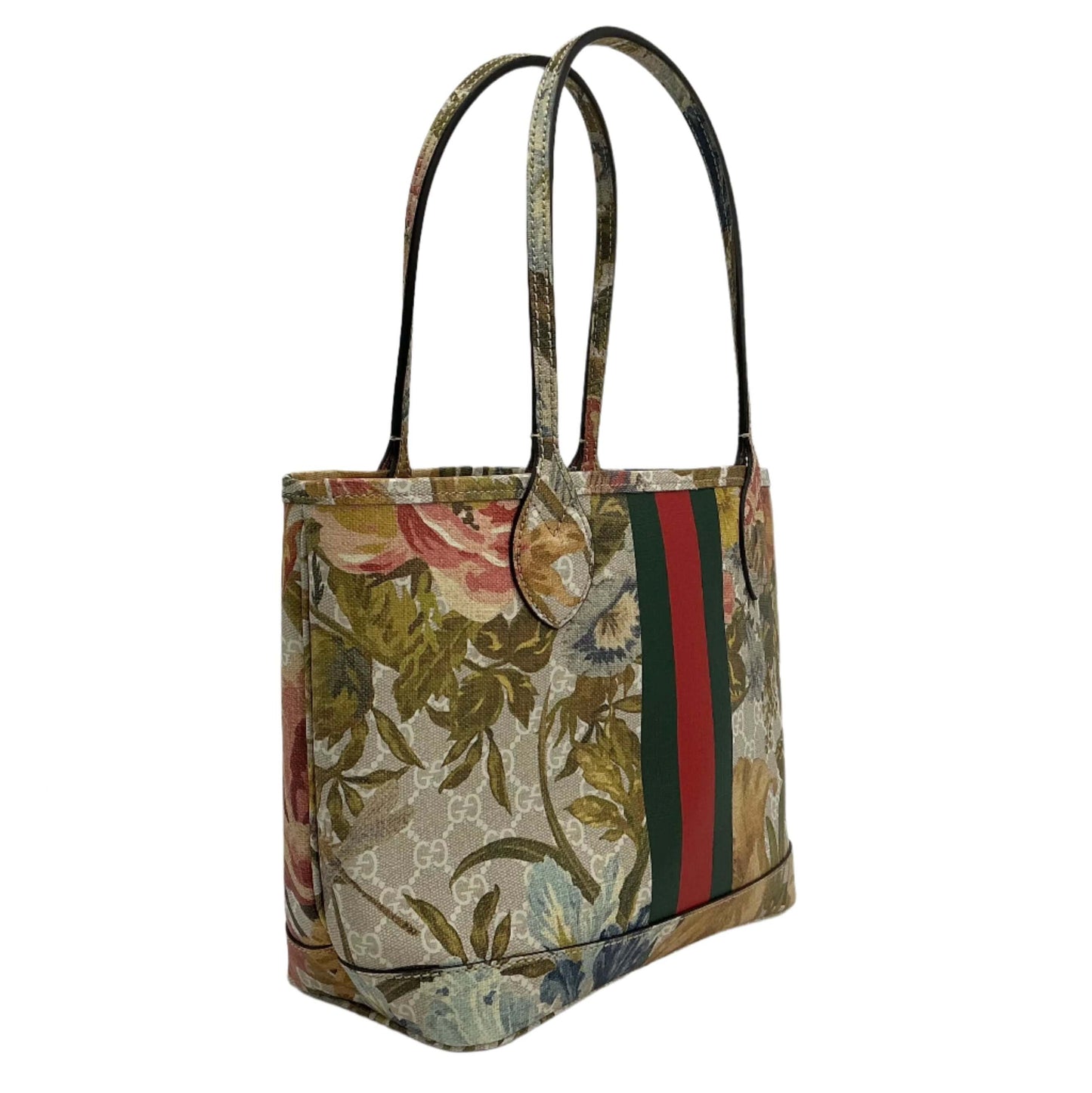 Gucci Ophidia Small GG Supreme Flora Canvas Tote Bag – Multicolor Floral