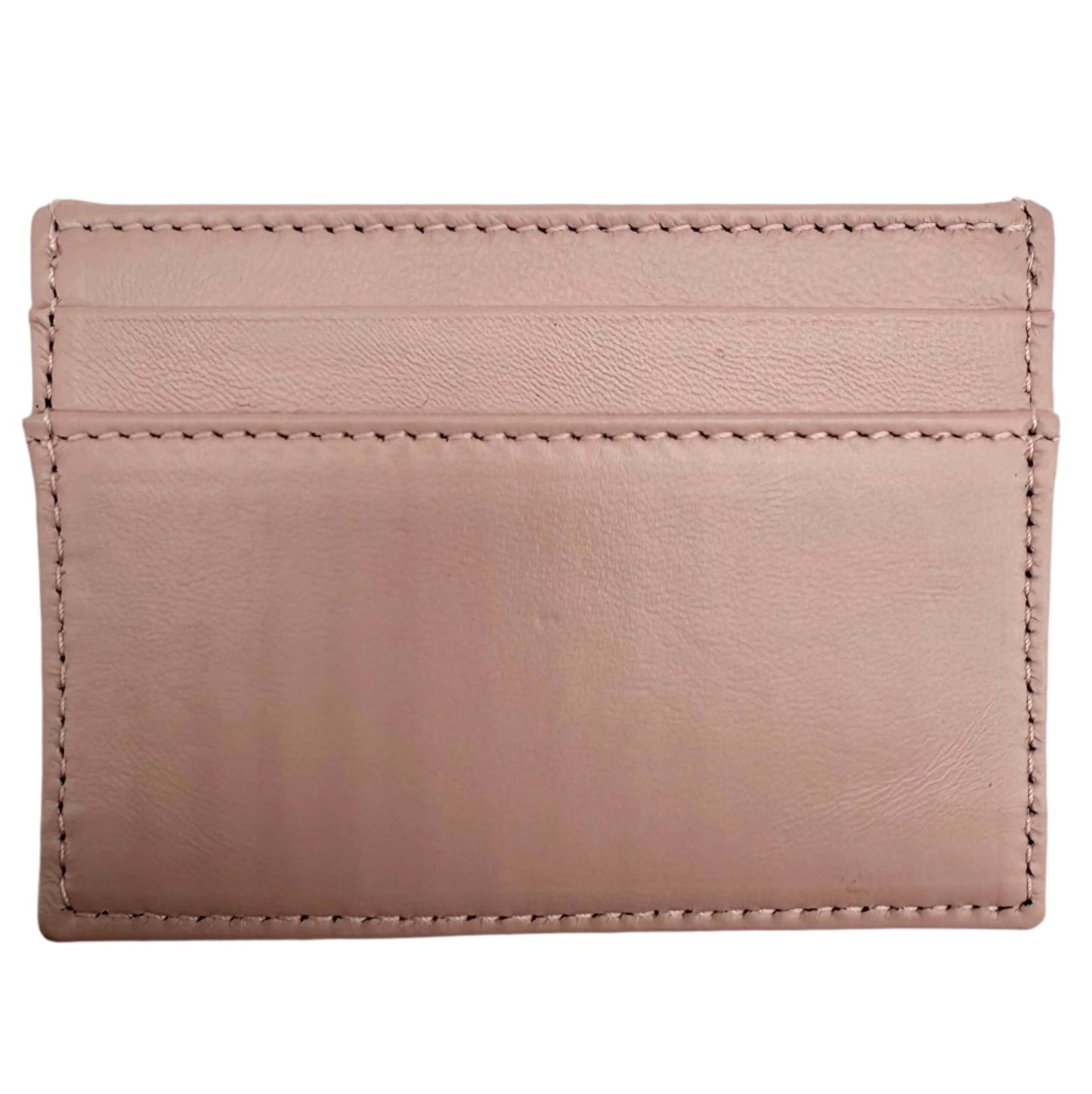 Versace Quilted Leather Medusa Card Holder – Blush Pink