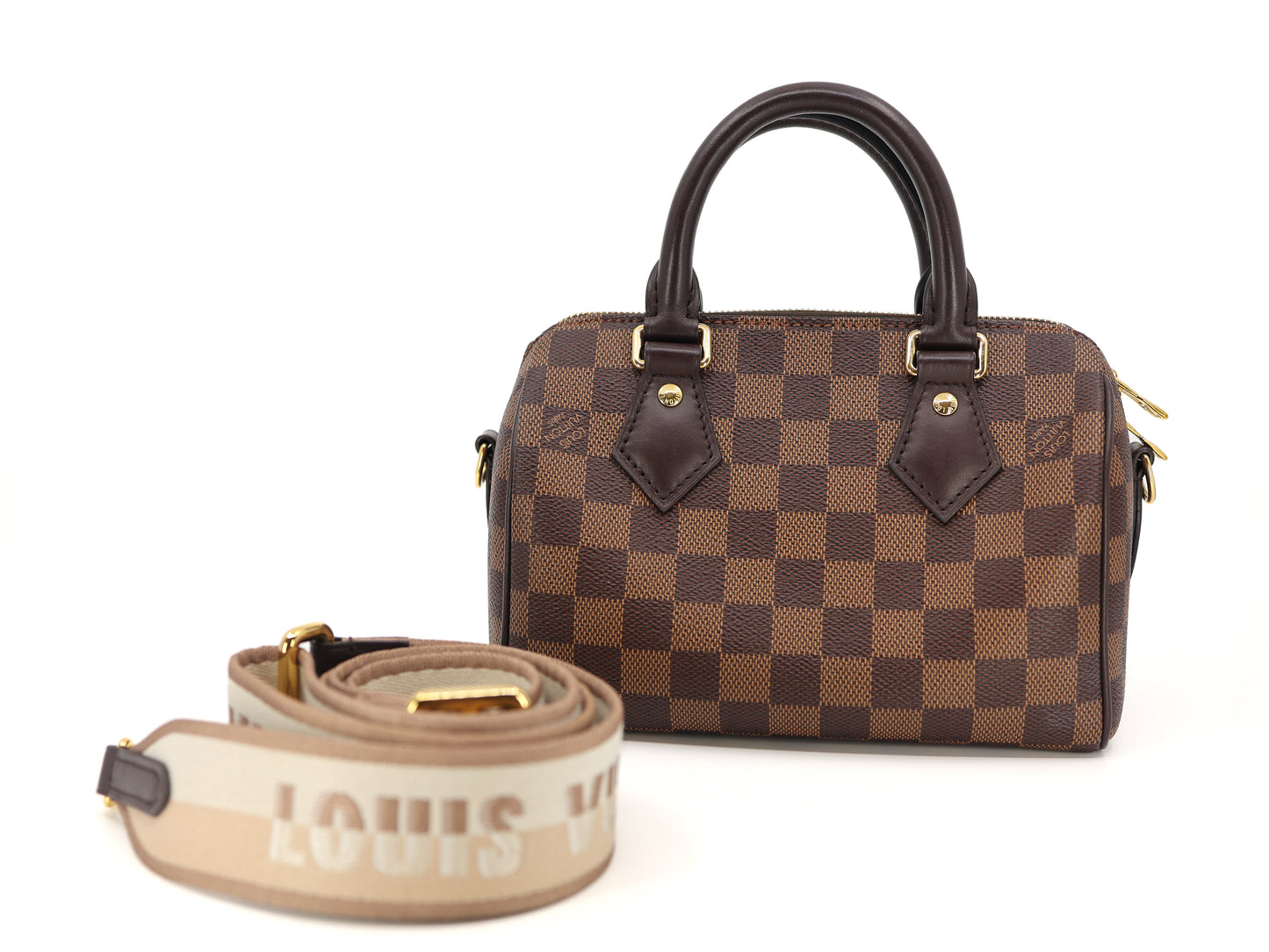 Louis Vuitton Speedy Bandouliere 20 Damier Ebene