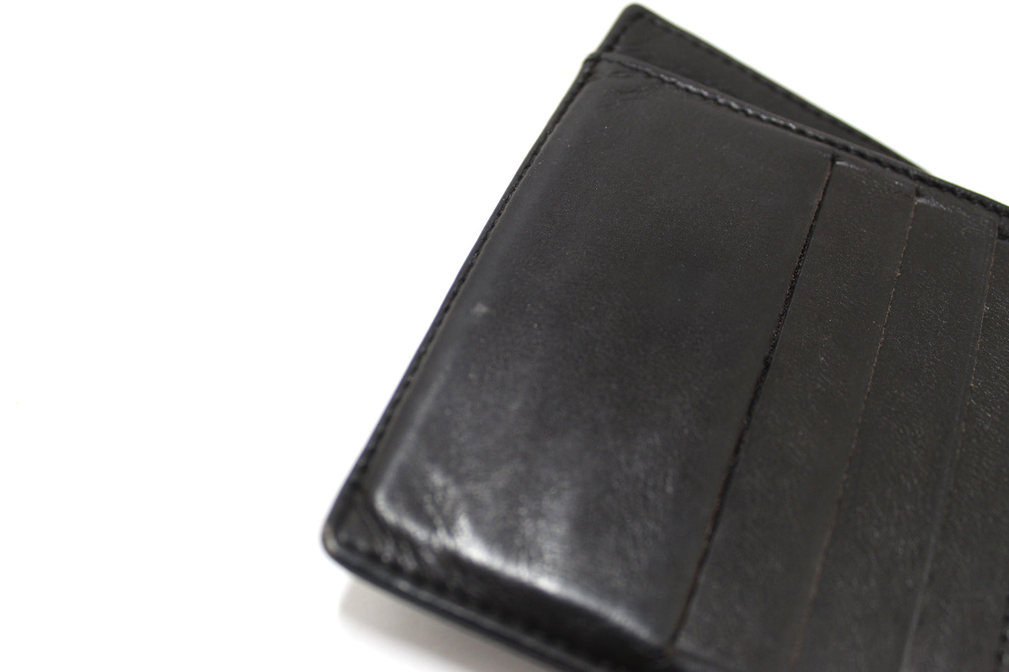 Vintage Chanel Black Caviar Leather Timeless CC Small Wallet