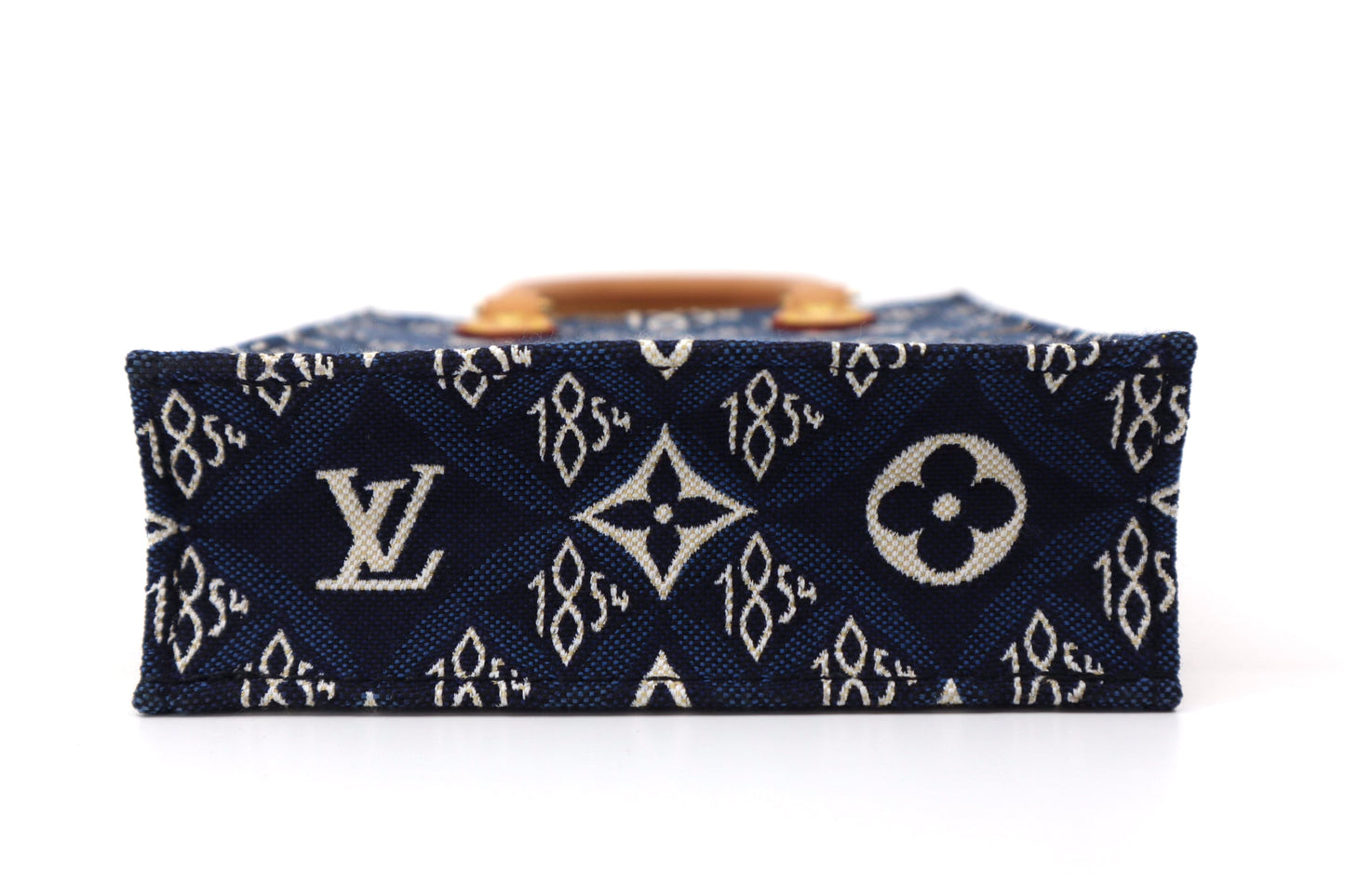 Louis Vuitton Jacquard Since 1854 Petit Sac Plat Denim Blue