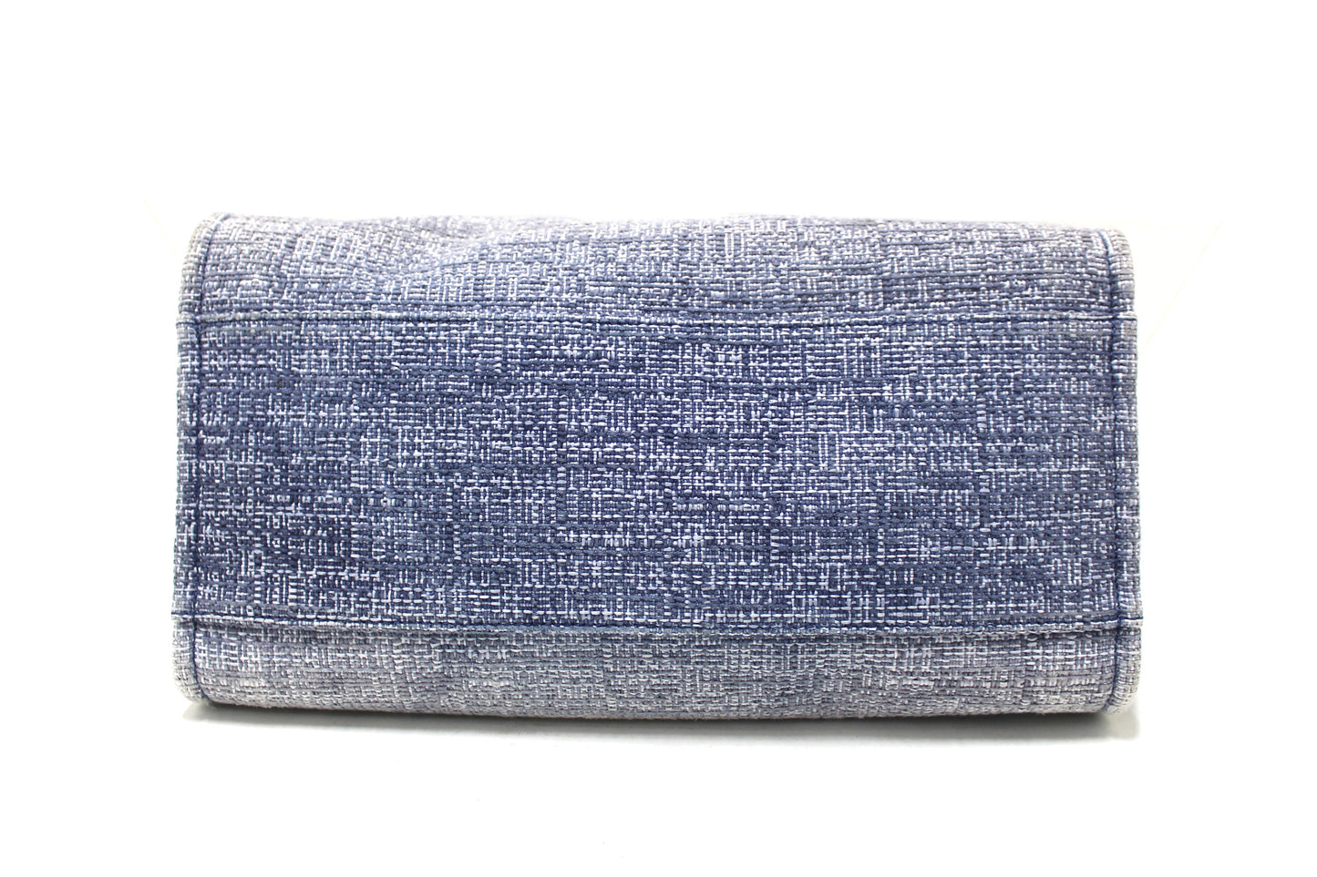 Chanel Blue Tweed Maxi Deauville Shopping Tote