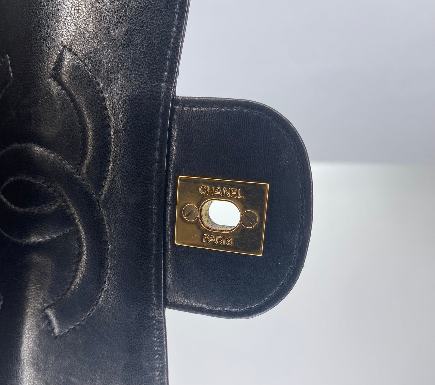 Chanel Vintage Parent Child Rectangle Top Handle Bag