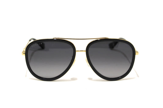 Chanel Gucci Black and Gold Sunglasses GG0062S | Havik Shop.com - Shop Now at Havik Shop.com