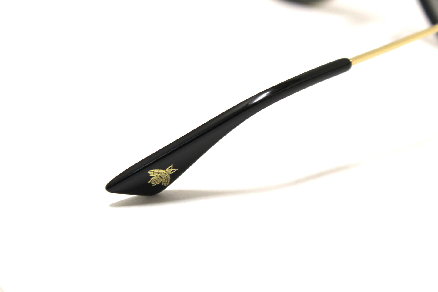 Gucci Black and Gold Sunglasses GG0062S