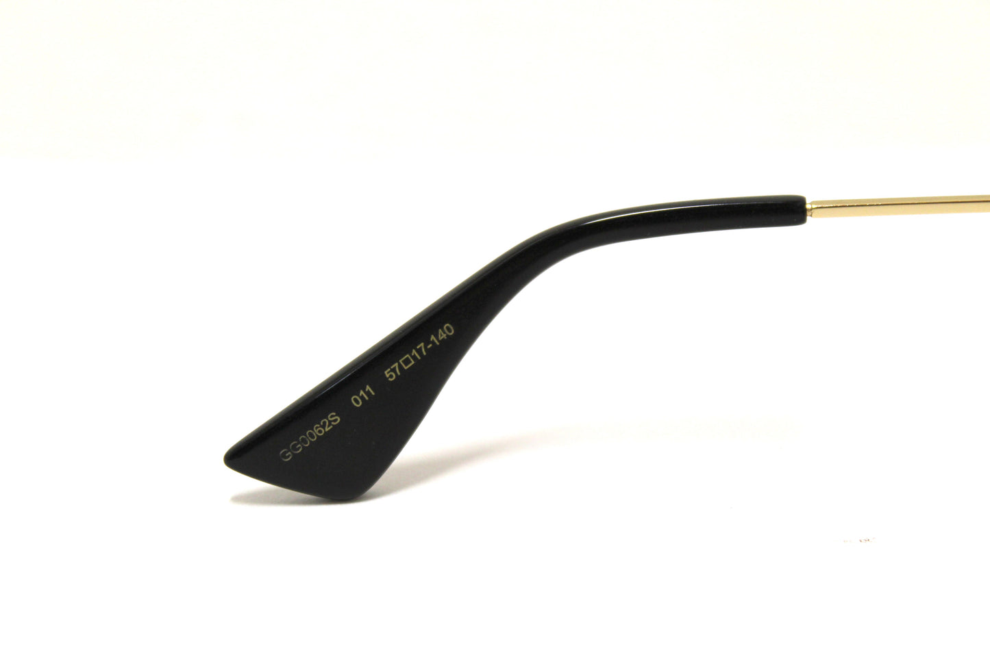 Gucci Black and Gold Sunglasses GG0062S