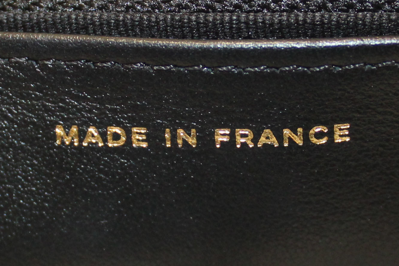 Chanel Black Caviar Quilted Leather Boy Wallet On Chain WOC