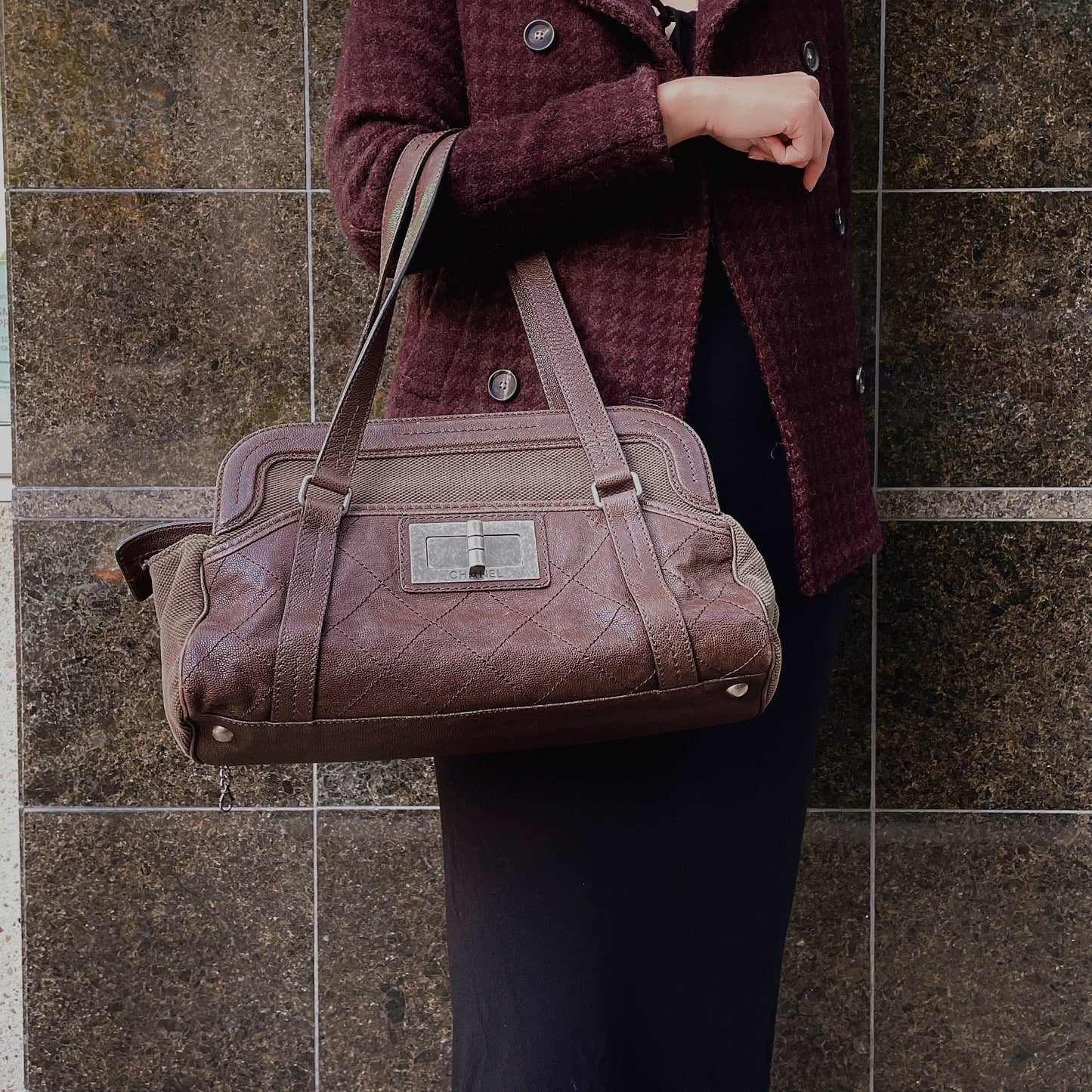 CHANEL vintage 2.55 Shoulder Bag