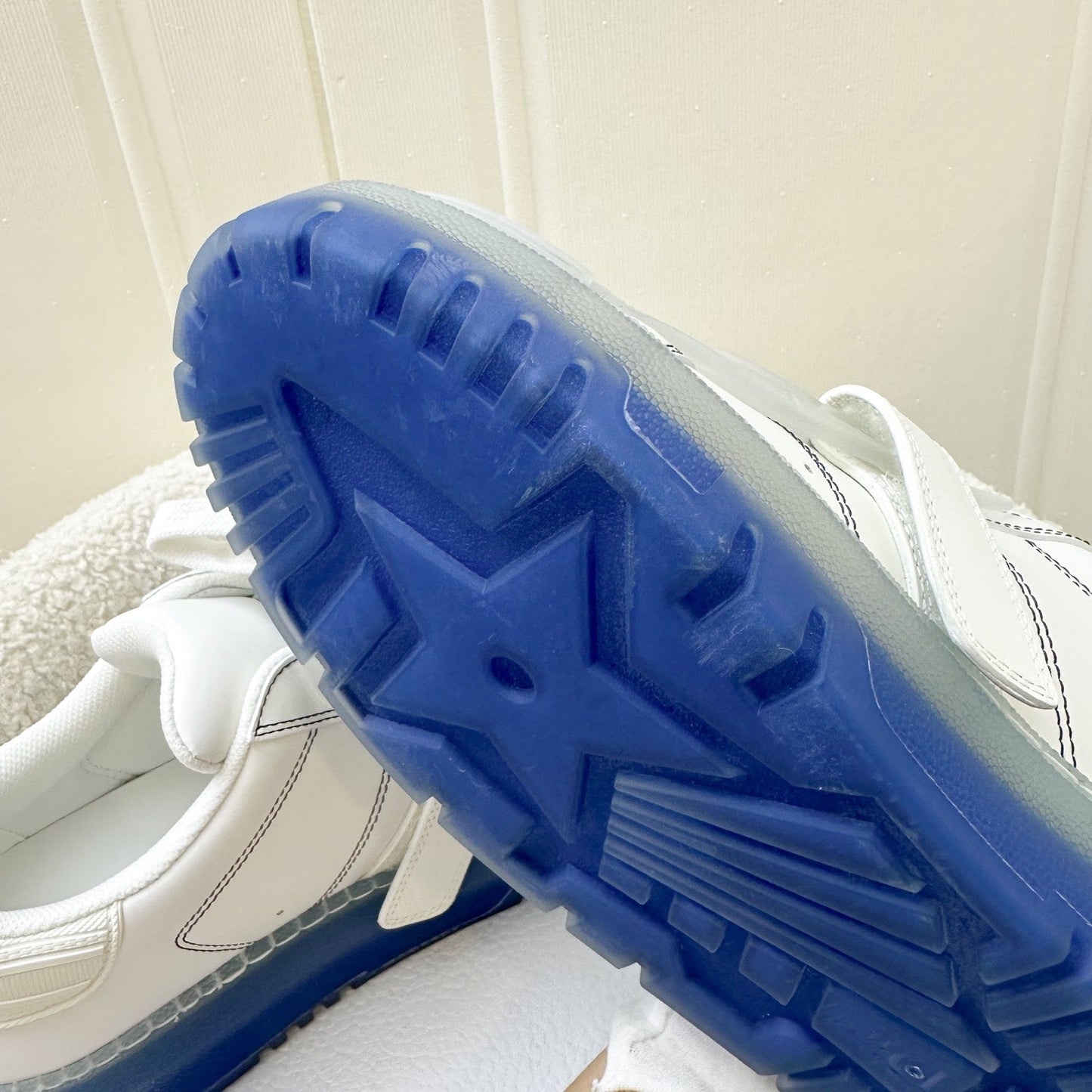 Dior Dior-ID Sneakers in White and Blue Sz 37