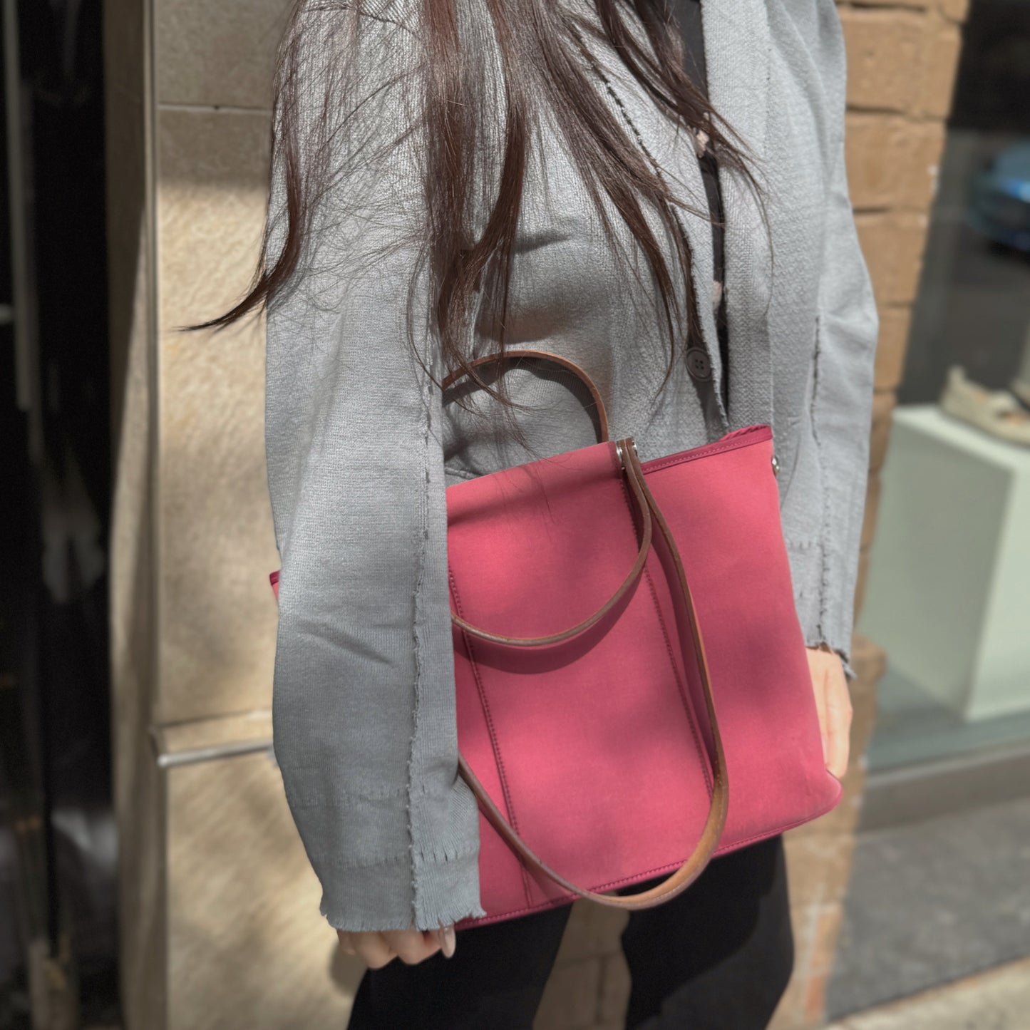 Hermes Cabag Cloth Two-way Bag