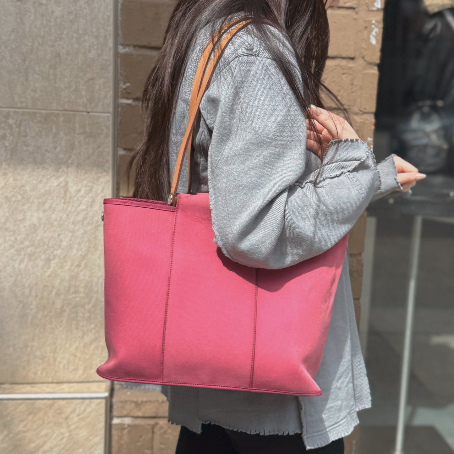 Hermes Cabag Cloth Two-way Bag
