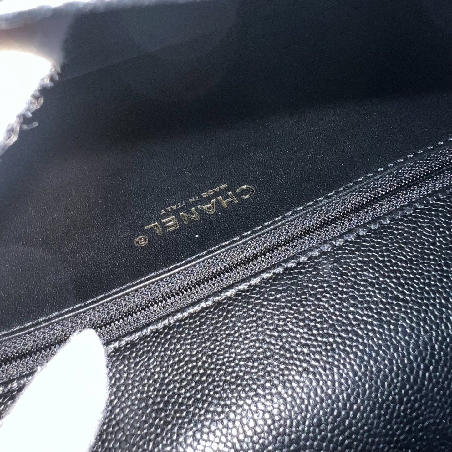 Chanel 23P / 24P Heart Adjustable Chain Small / Medium 24cm Flap Bag in Black Caviar AGHW (Model: AS3921)