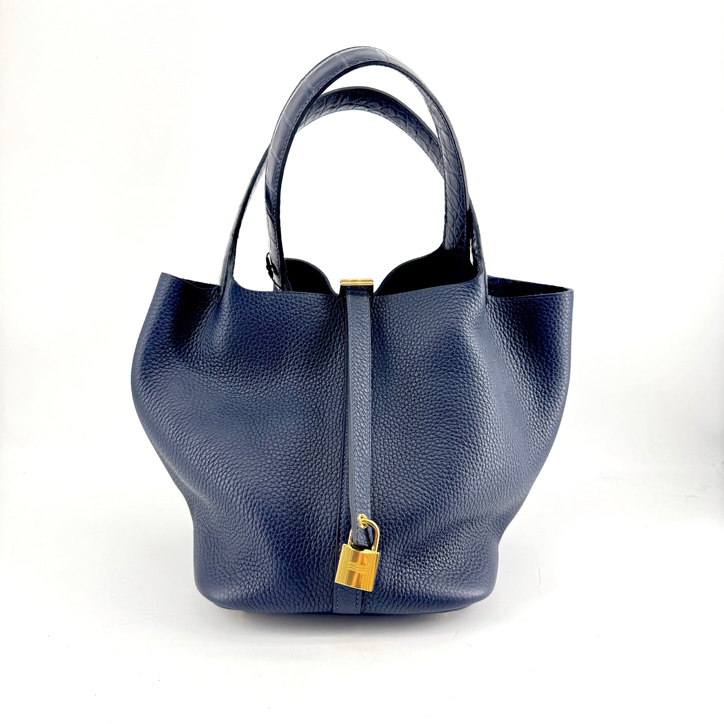 Hermes Picotin Lock 22 Touch Blue