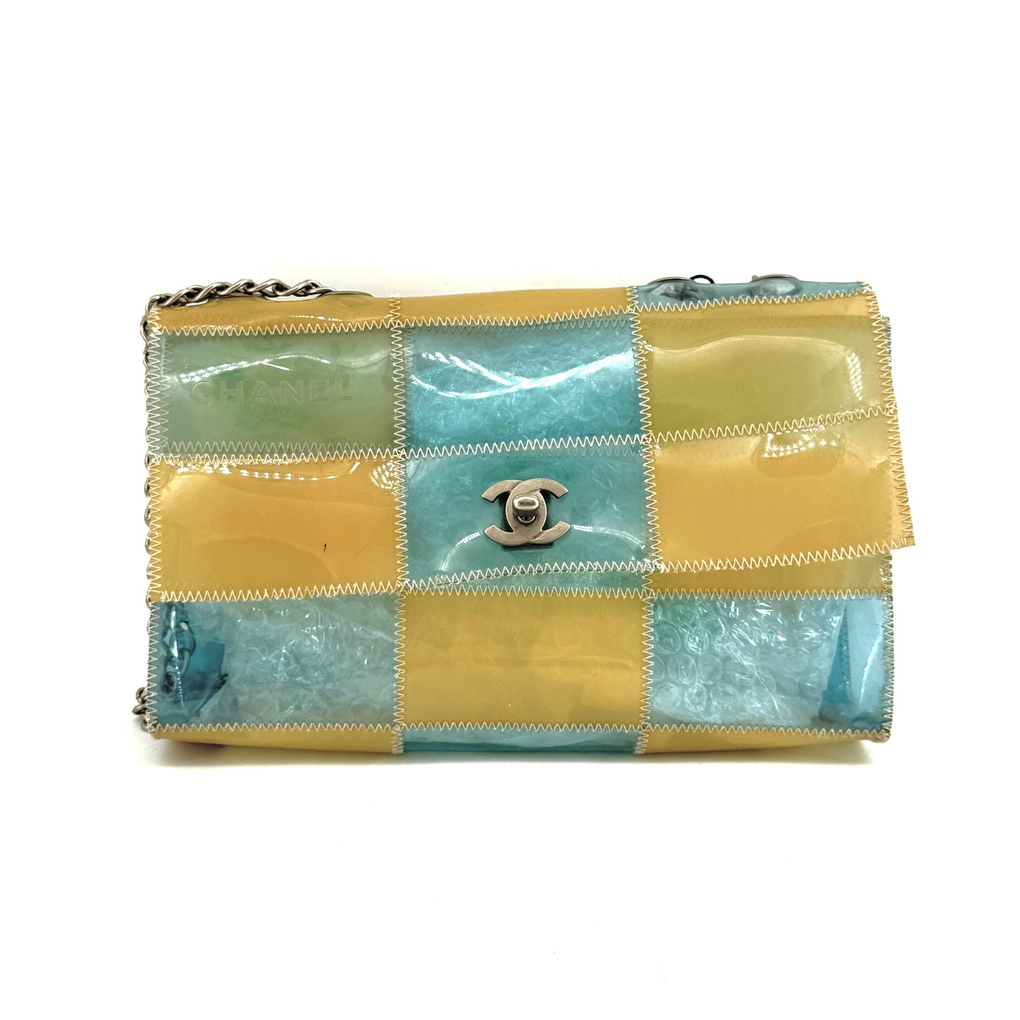 Chanel PVC Turnlock Flap Bag Year 1999