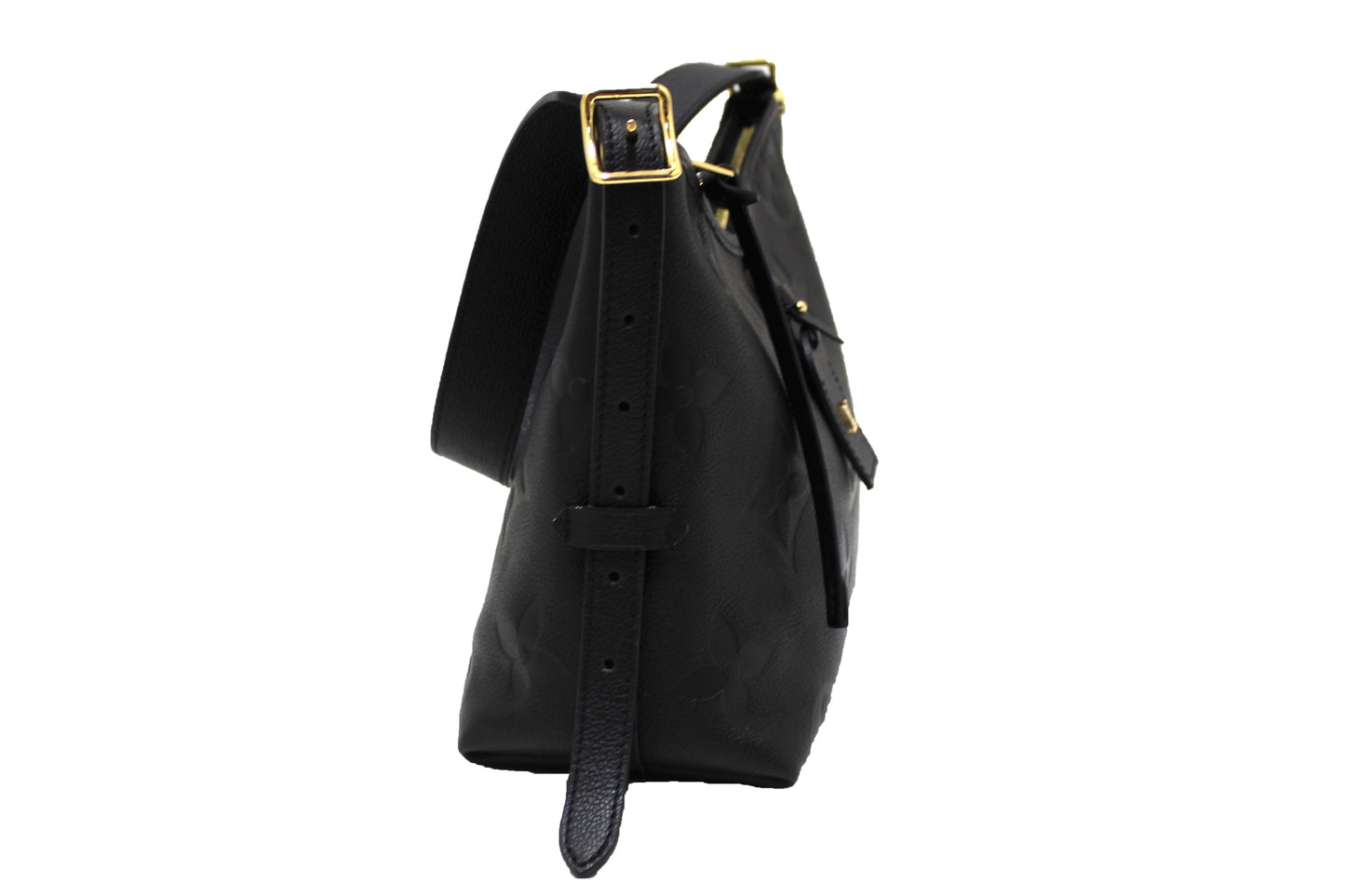 Chanel Black Aged Quilted Calfskin Leather Gold Bar Top Handle Medium Flap Bag
