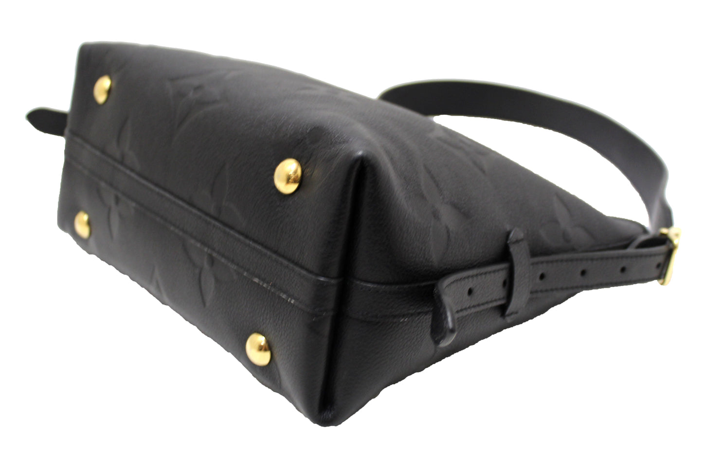Chanel Black Aged Quilted Calfskin Leather Gold Bar Top Handle Medium Flap Bag
