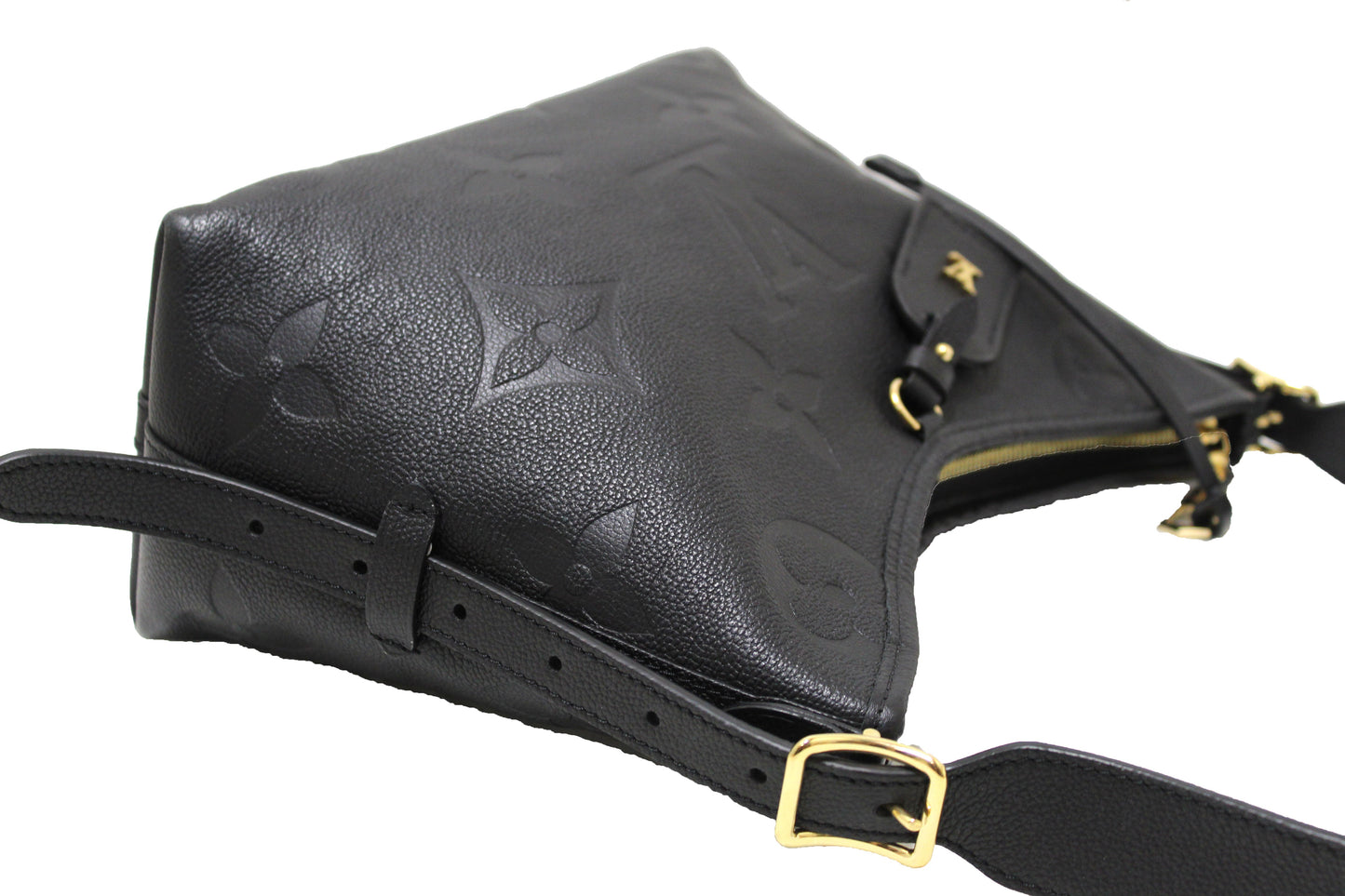 Chanel Black Aged Quilted Calfskin Leather Gold Bar Top Handle Medium Flap Bag