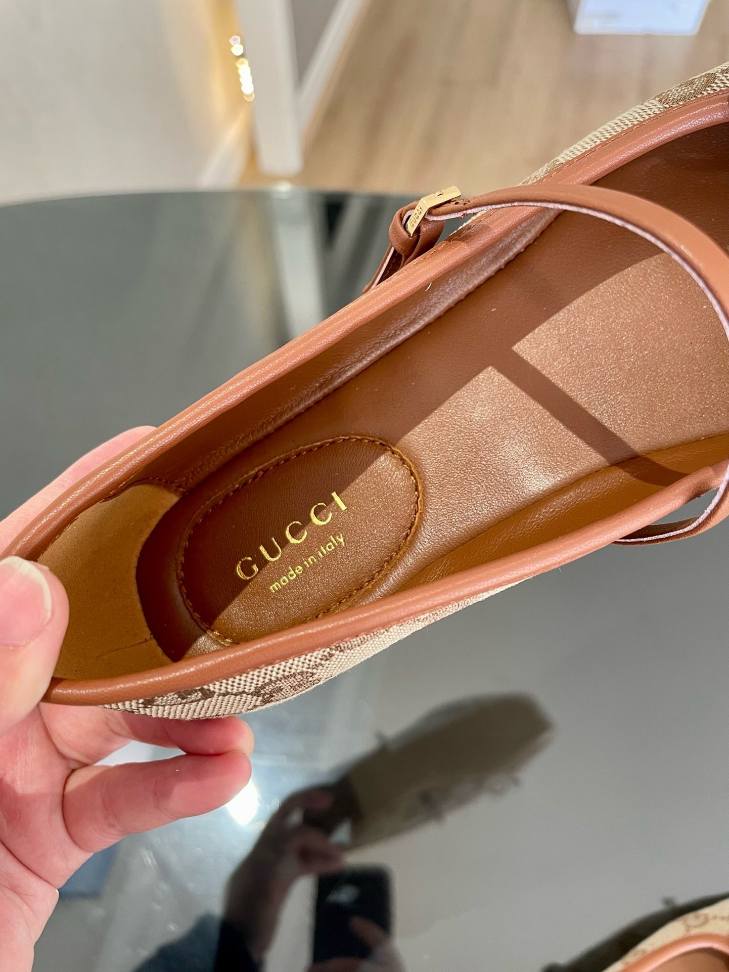 SE1634 Women's Gucci Horsebit Ballet Flat / Size5-11