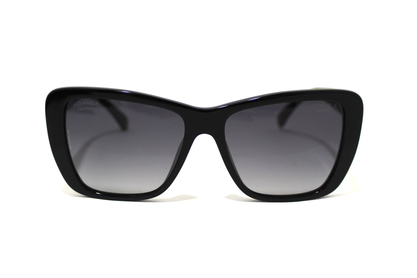 Chanel Black Polarized Butterfly Sunglasses 71548A | Havik Shop.com - Now at Havik Shop.com