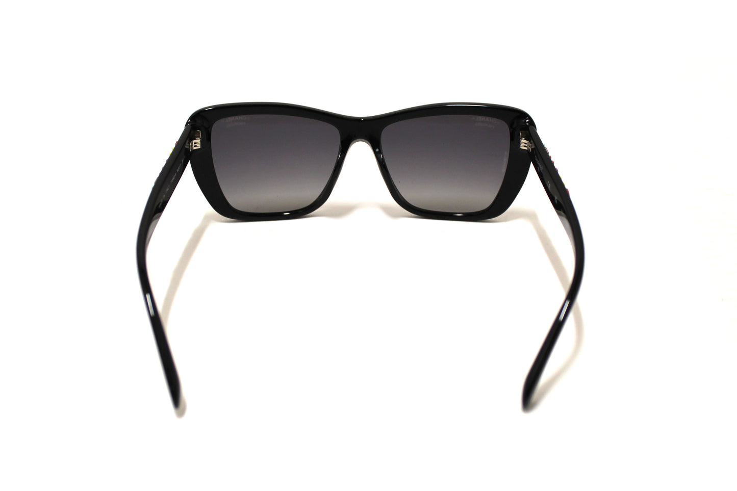 Chanel Black Polarized Butterfly Sunglasses 71548A
