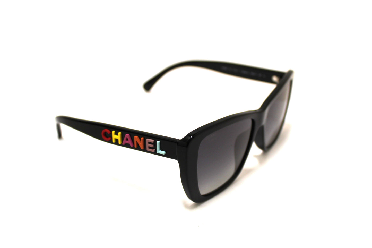 Chanel Black Polarized Butterfly Sunglasses 71548A